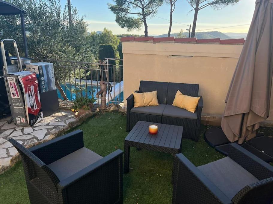 Dependance Neuve Entre Mer Et Nature, Climatisee Avec Vue Le Castellet  Luaran gambar